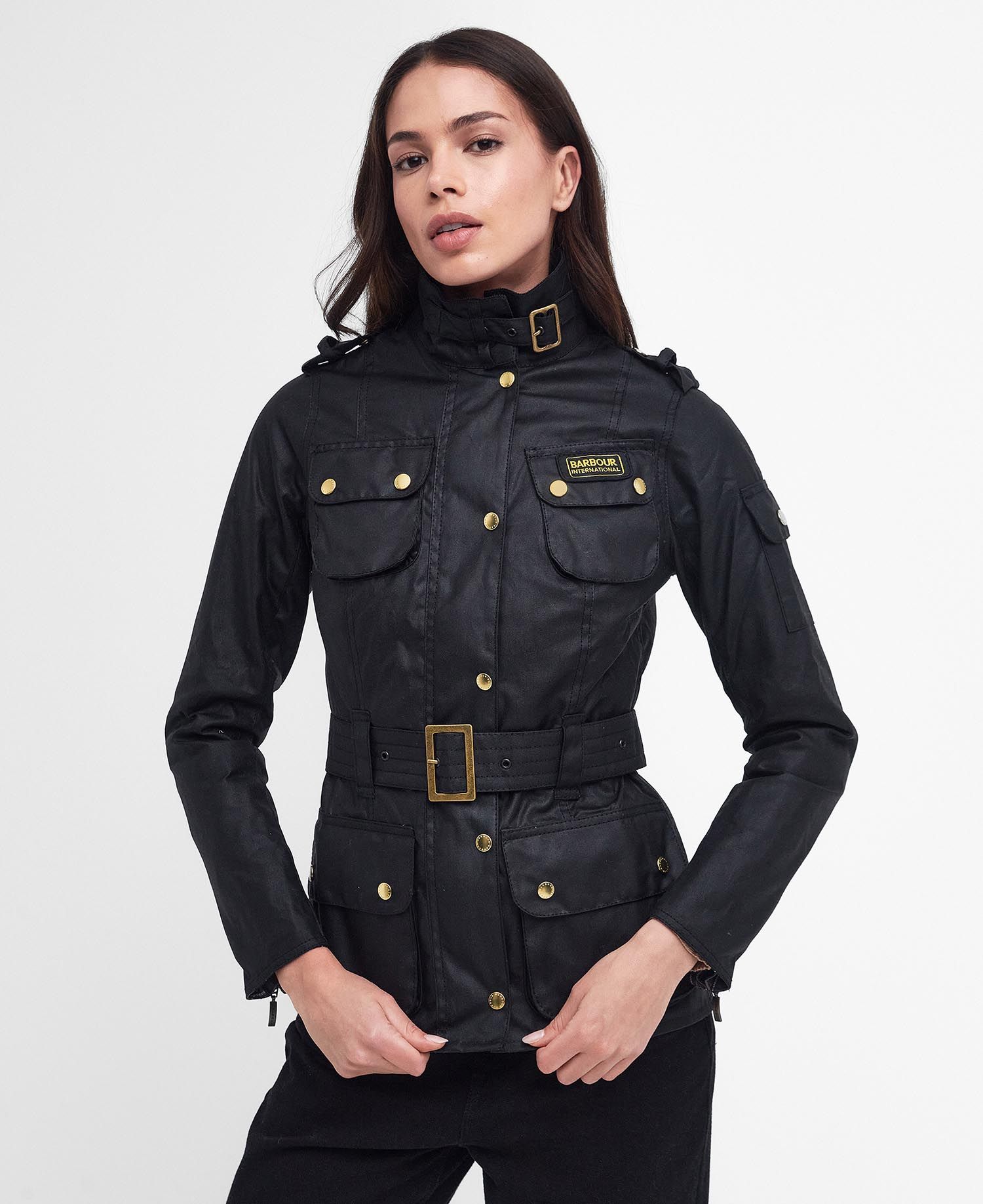 Barbour International Waxed Jacket - Chaqueta - Mujer | Hardloop