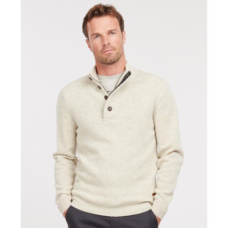 Barbour Essential Elbow Patch Jumper - Felpa - Uomo | Hardloop