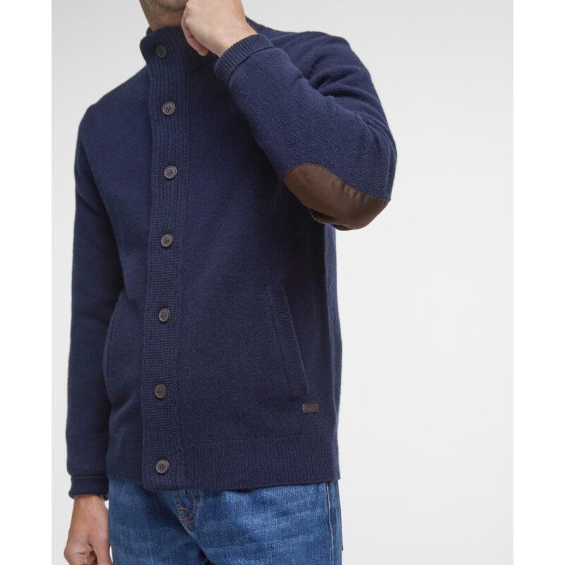 Barbour Essential Patch Zip Through Jumper - Pánsky pullover | Hardloop