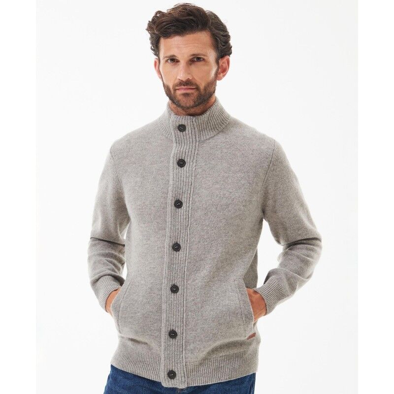 Essential Patch Zip Through Jumper - Pánsky pullover