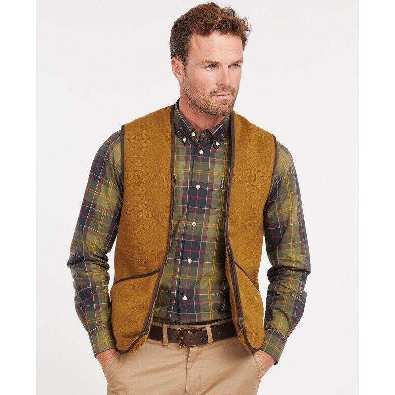 Barbour Warm Pile Waistcoat/Zip-In Liner - Polar męski bez rękawów | Hardloop