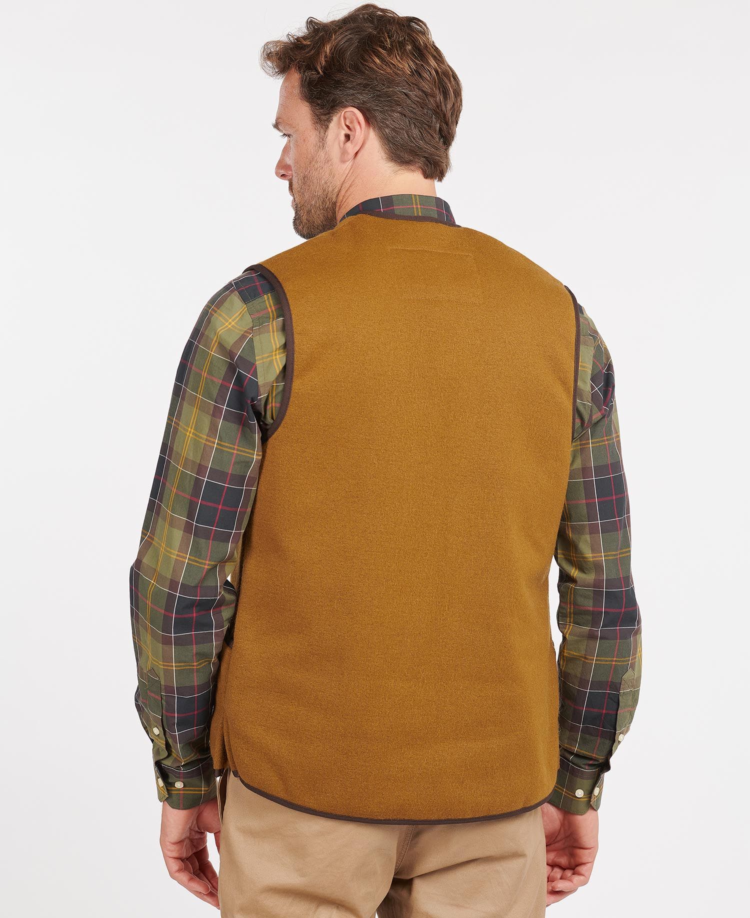 Barbour Warm Pile Waistcoat/Zip-In Liner - Polar męski bez rękawów | Hardloop