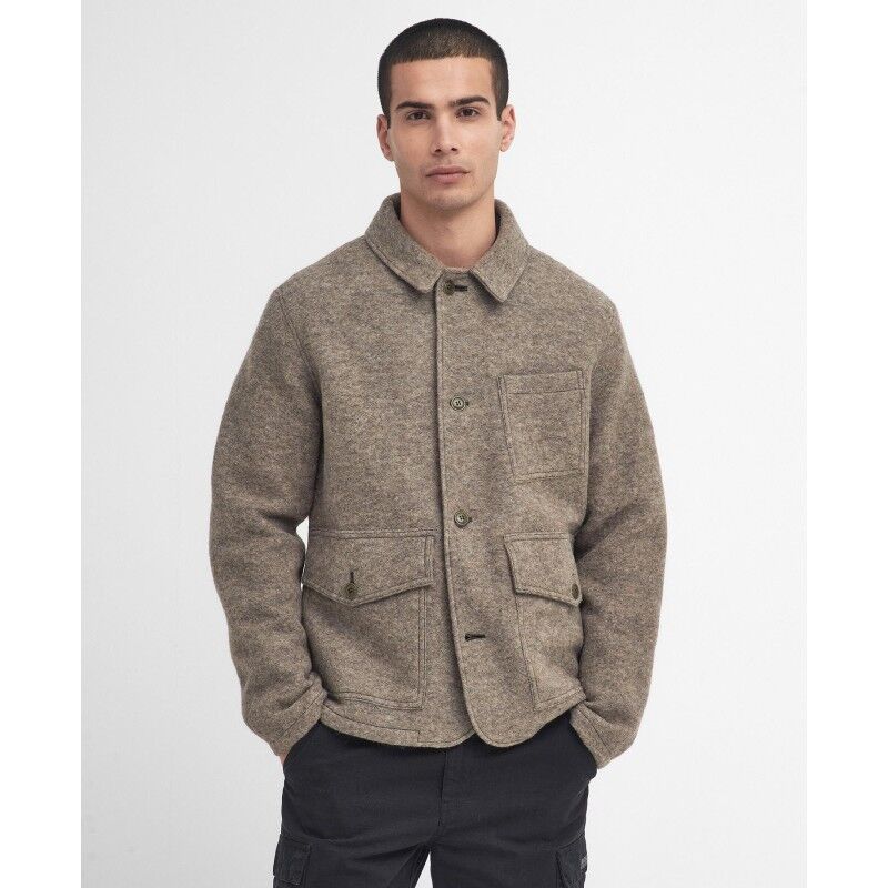 Barbour wool jacket discount
