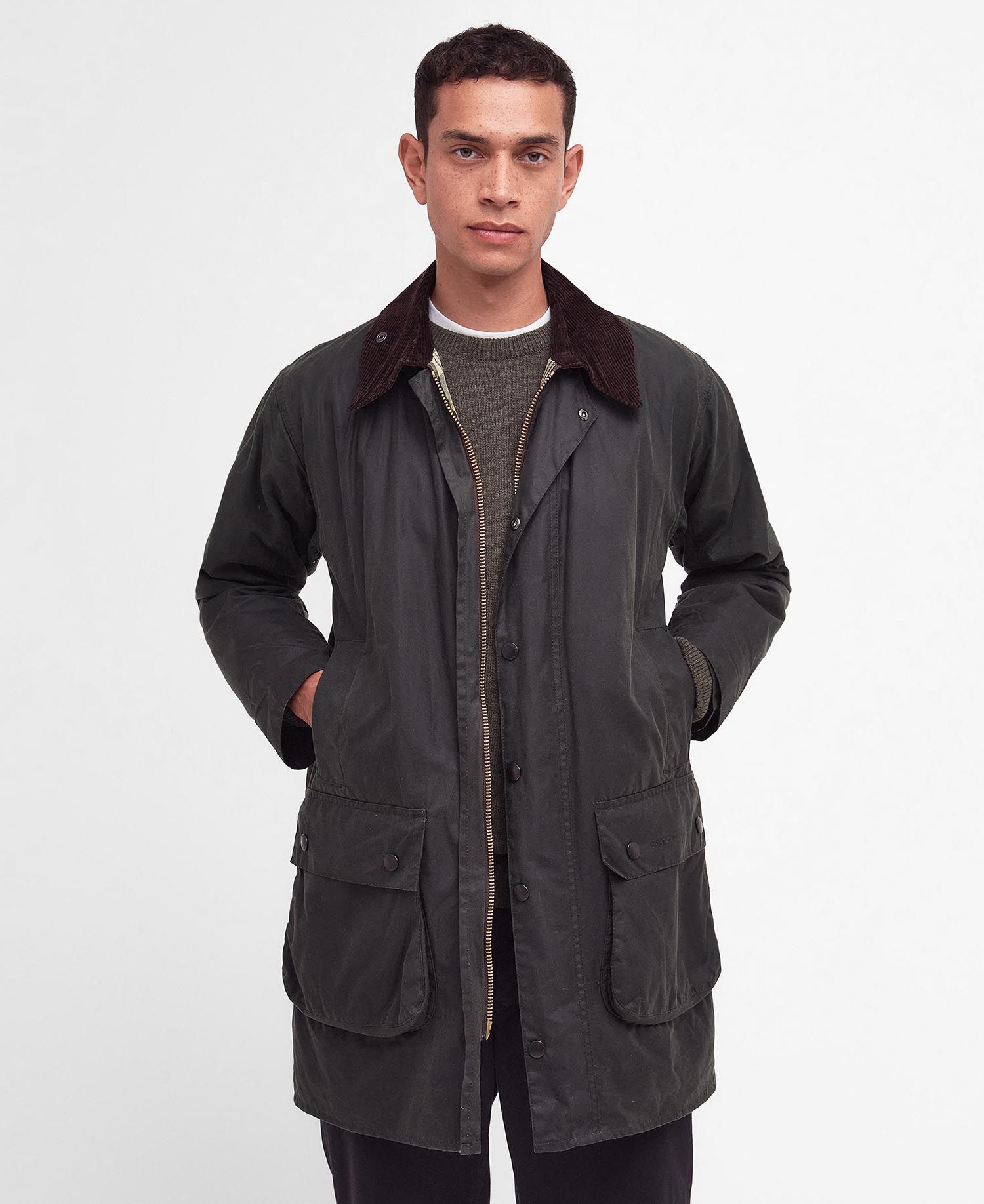 BARBOUR / バブアー】 BORDER WAX JACKET / ボーダー ワックス