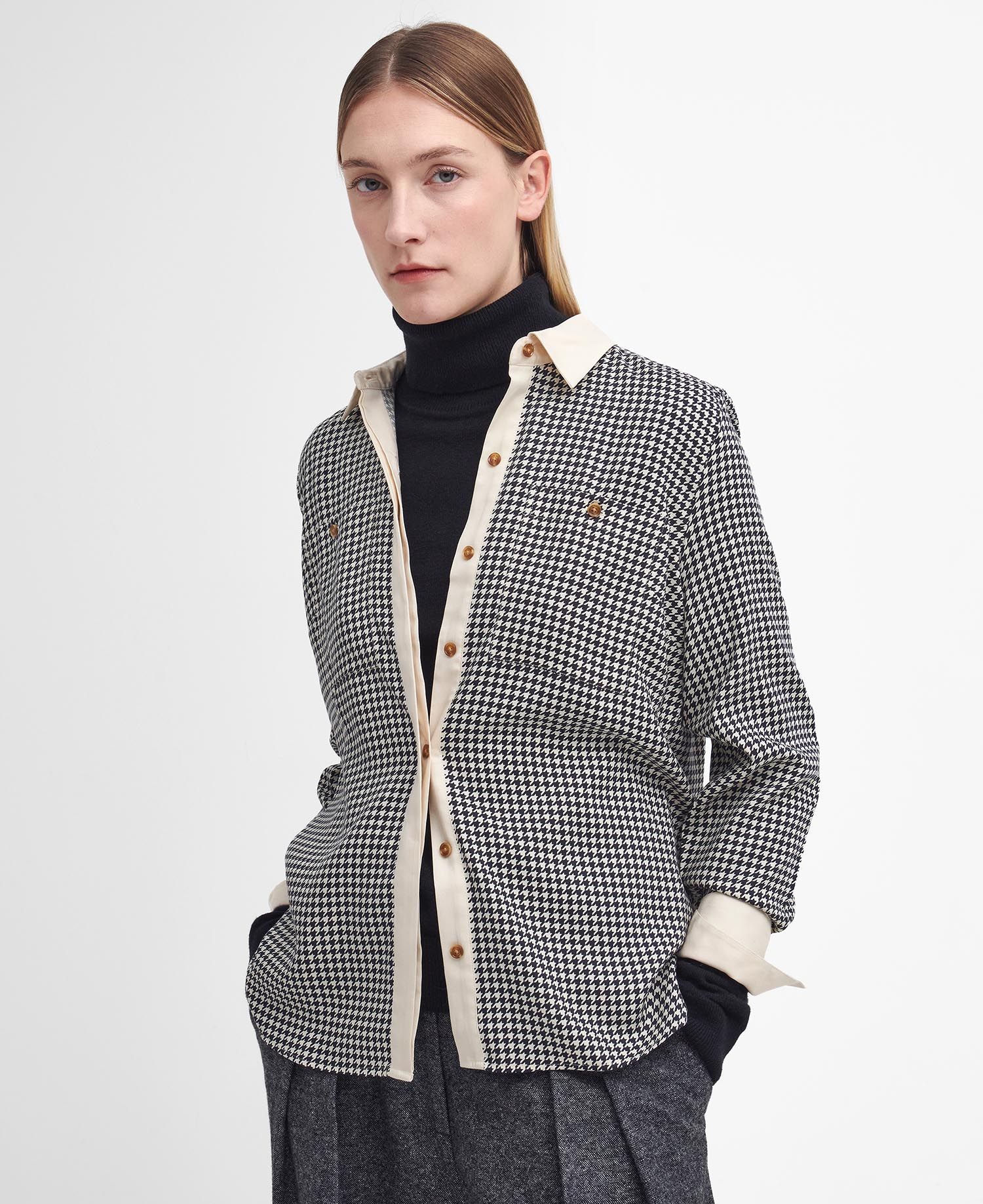 Barbour Kathryn Printed Long-Sleeved Shirt - Camisa - Mujer | Hardloop