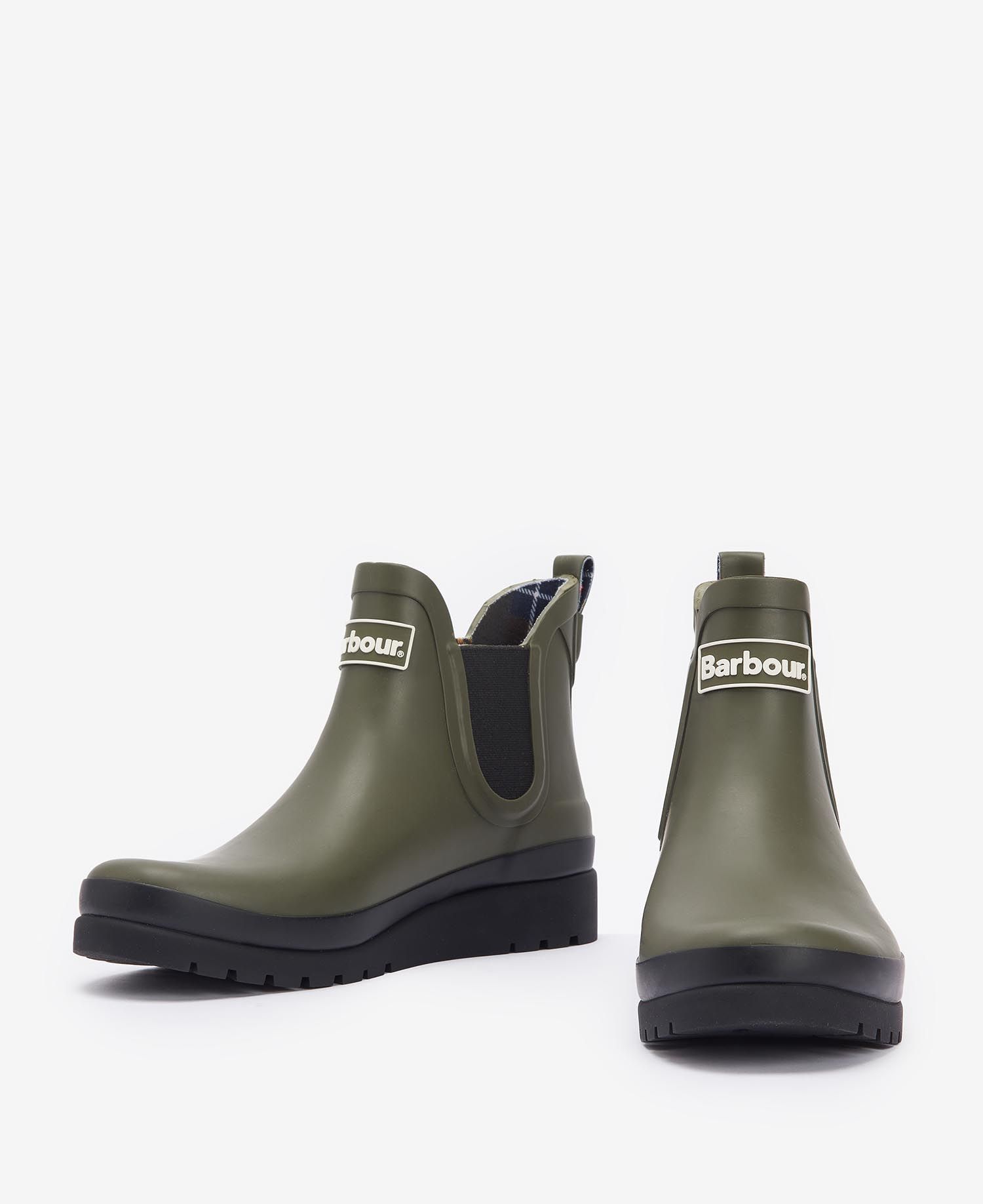 Barbour Clifton Wedge Ankle Wellingtons - Botas de agua - Mujer | Hardloop