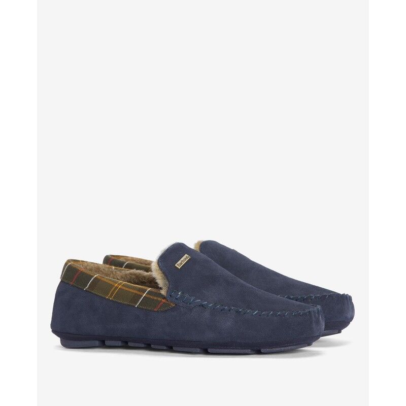 Barbour monty leather slippers hotsell