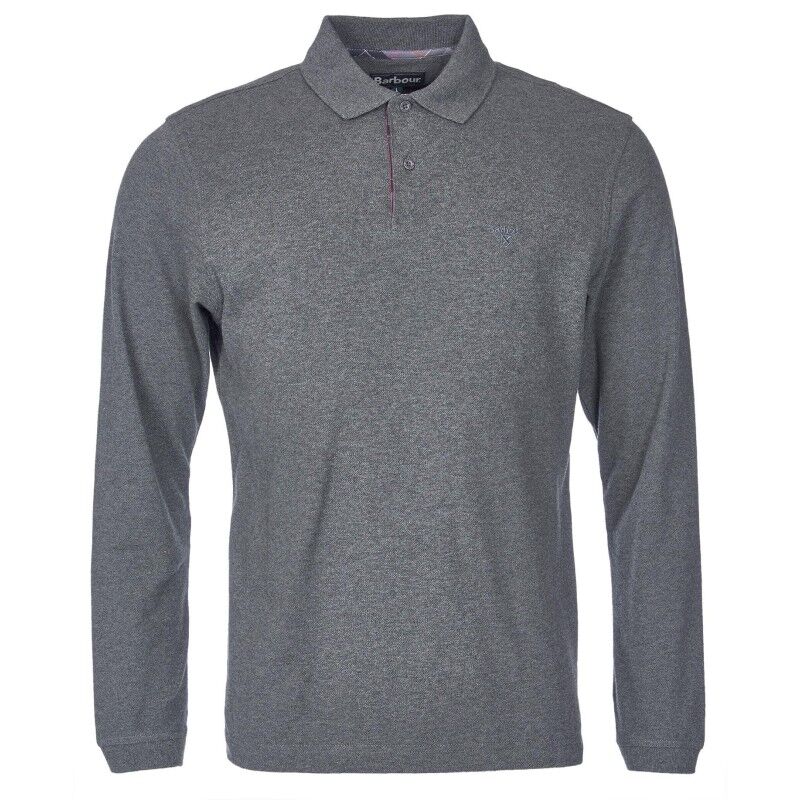 Barbour Essential L/S Tartan Pique Polo Shirt - Polo homem | Hardloop