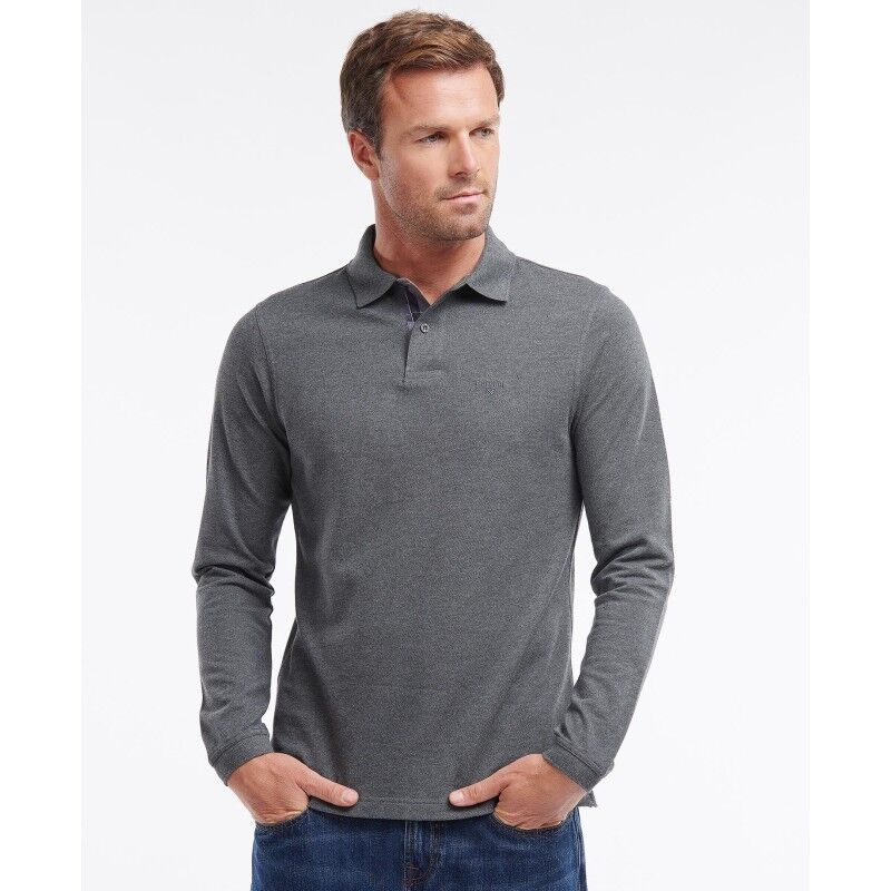 Barbour Essential L/S Tartan Pique Polo Shirt - Polo shirt - Men's | Hardloop