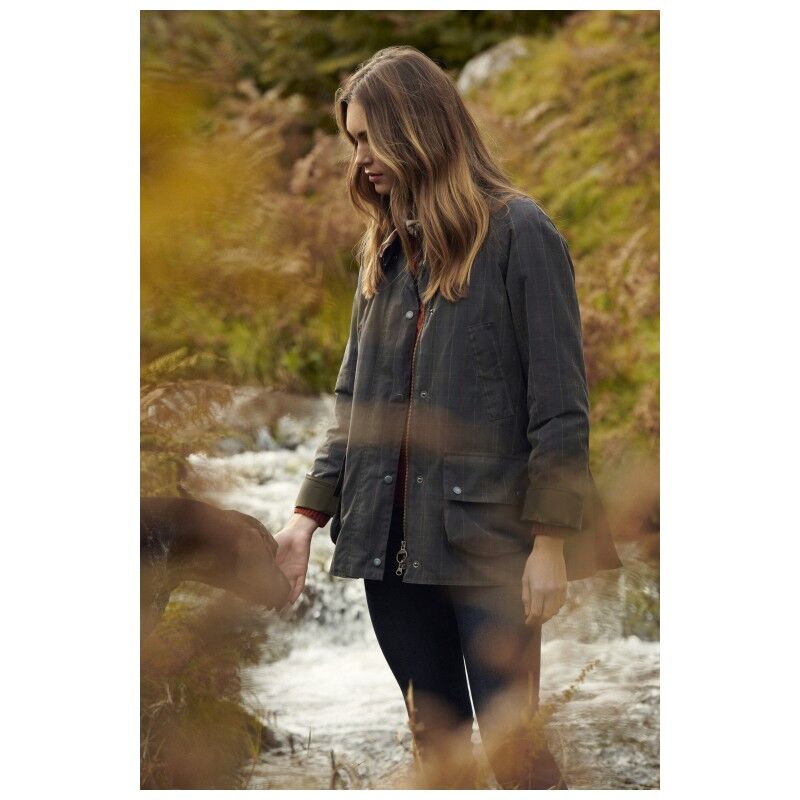 BARBOUR レディース ジャケット TARTAN ASHBY WAX JACKET Barbour Womens Tartan Ashby Waxed Jacket - Gillanders.ie