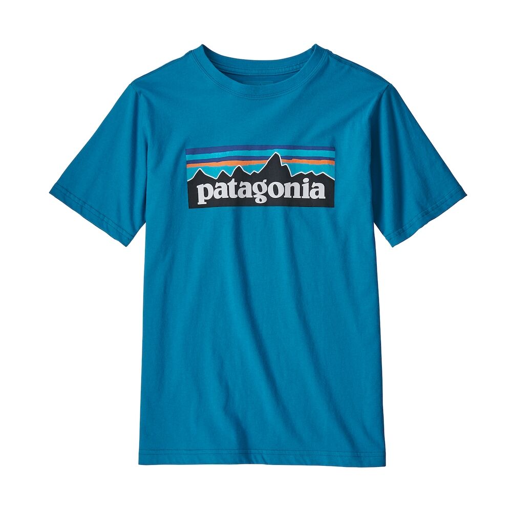 Patagonia P-6 Logo Organic T-Shirt - T-shirt garçon | Hardloop