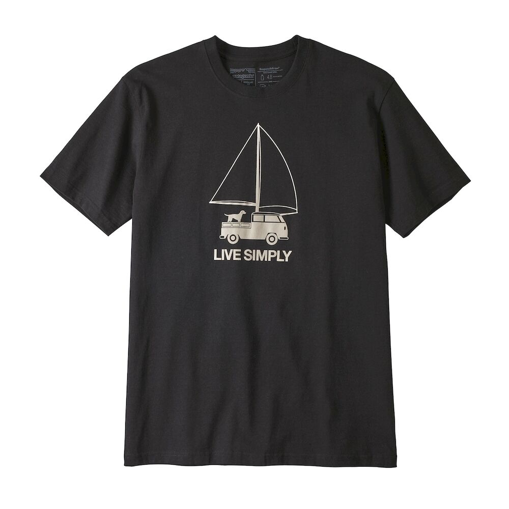Patagonia - Live Simply Wind Powered Responsibili-Tee - Hombre