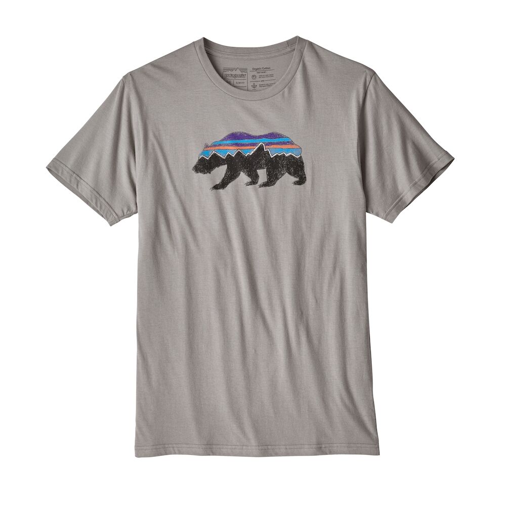 Patagonia Fitz Roy Bear Organic T-Shirt - Pánské Triko | Hardloop