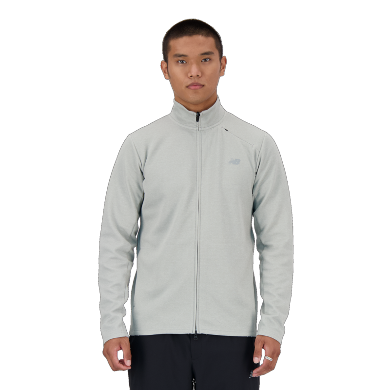 New Balance Tech Knit Full Zip - Juoksupaidat - Miehet | Hardloop