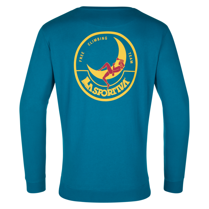 La Sportiva Climbing on the Moon Sweatshirt M - Hoodie - Herrer | Hardloop