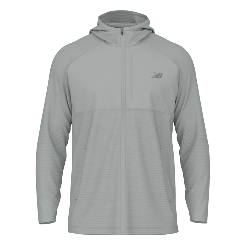 Heat Grid Hooded Full Zip - Veste running homme