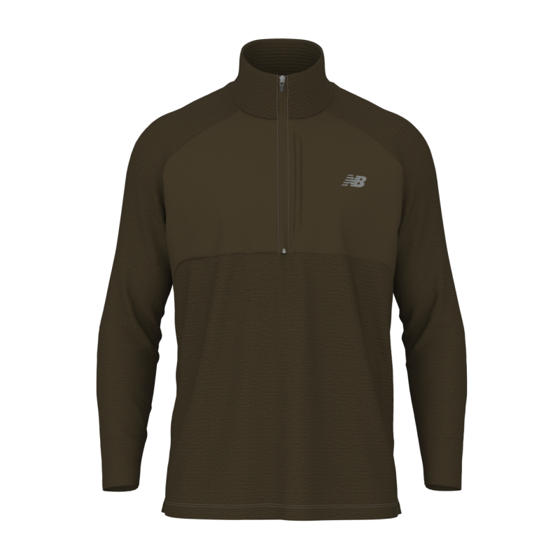 Athletics Heat Grid 1/2 Zip - Fleecejakke - Herrer