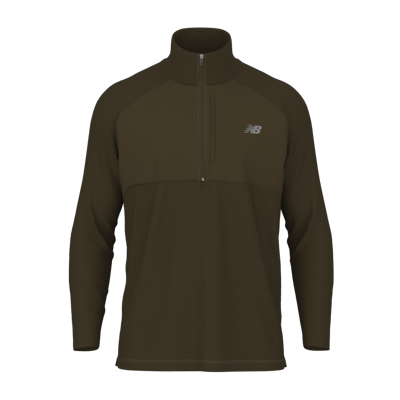 Athletics Heat Grid 1/2 Zip - Pánská fleesová mikina