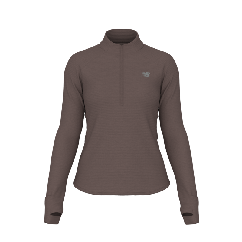 Athletics Heat Grid Half Zip - Fleecejakke - Damer