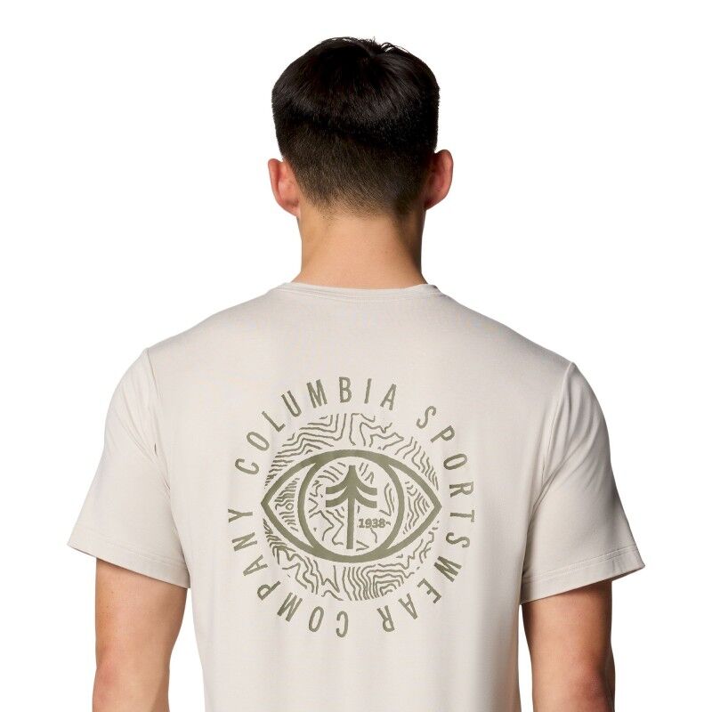 Columbia Kwick Hike Back Graphic SS Tee - T-shirt homme | Hardloop