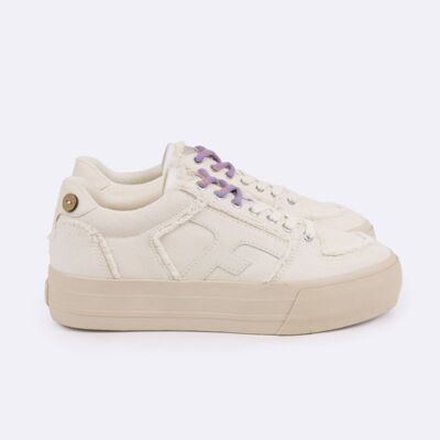 Walnut Platform Coton - Lifestyle shoes - Women's