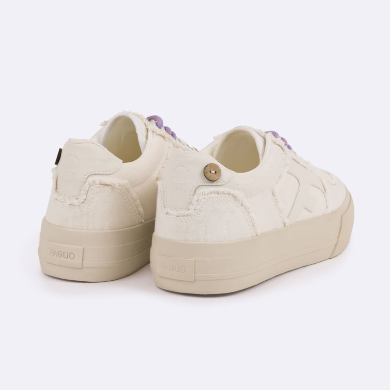 Faguo Walnut Platform Coton - Chaussures lifestyle femme | Hardloop