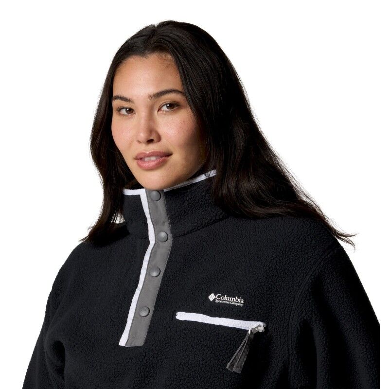 Columbia Helvetia II Cropped Half Snap Fleece - Fleecevest - Dames | Hardloop