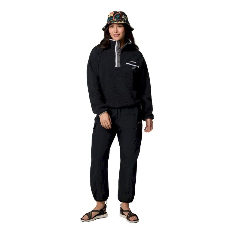 Columbia Helvetia II Cropped Half Snap Fleece - Polar mulher | Hardloop