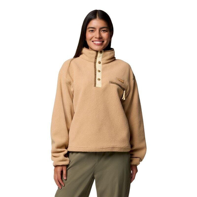 Helvetia II Cropped Half Snap Fleece - Bluza polarowa damska