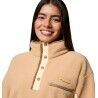 Columbia Helvetia II Cropped Half Snap Fleece - Fleecevest - Dames | Hardloop