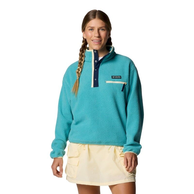 Helvetia II Cropped Half Snap Fleece - Fleecevest - Dames