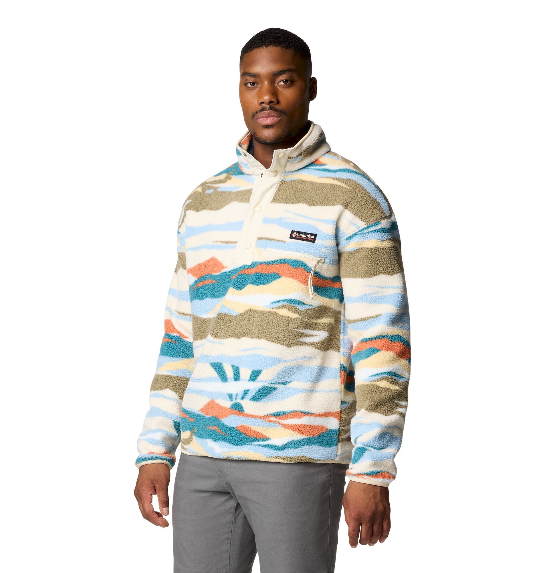 Columbia Helvetia II Printed Half Snap Fleece - Giacca in pile - Uomo | Hardloop