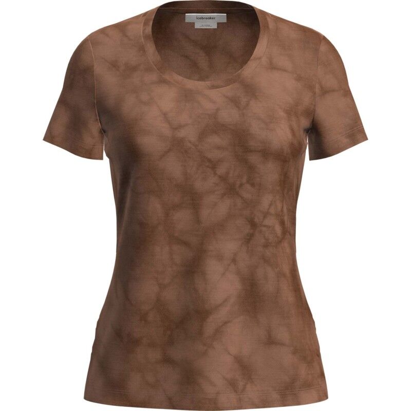 icebreaker Merino 150 Tech Lite SS Scoop Tee Cloud Dye - Merinoshirt - Damen | Hardloop