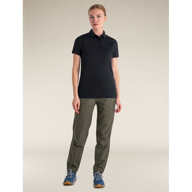 icebreaker Merino 150 Tech Lite III SS Polo - Camiseta de lã merino mulher | Hardloop