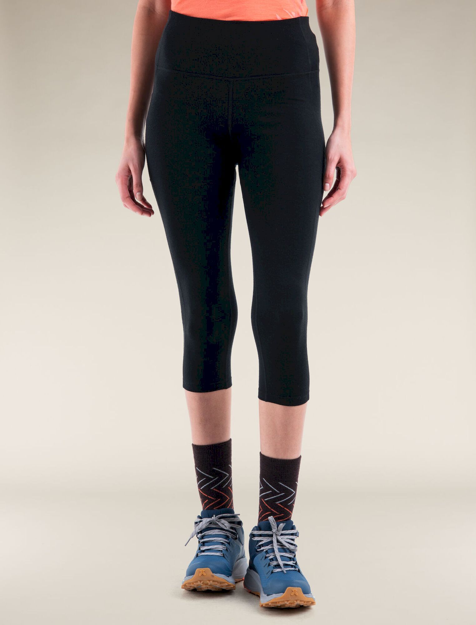 icebreaker Merino 260 Fastray II 20" High Rise 3/4 Tights - Pantalón Térmico de lana merina - Mujer | Hardloop