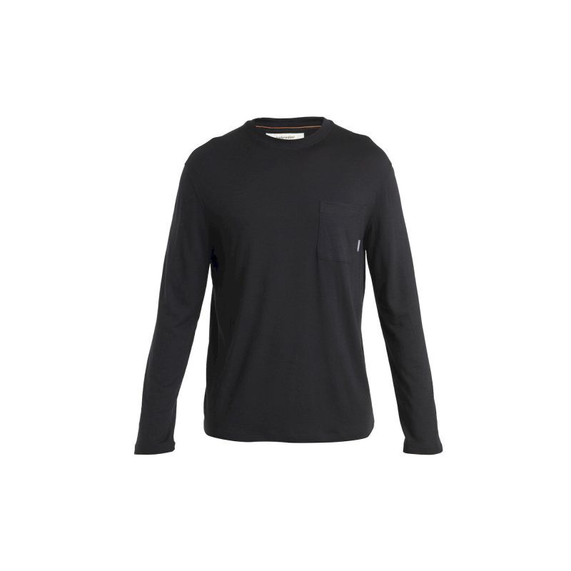 icebreaker Merino Tech Lite III LS Relaxed Pocket Tee - Camiseta de merino - Hombre | Hardloop