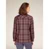Icebreaker Merino 200 Dawnder LS Flannel Shirt Plaid - Shirt - Women's | Hardloop