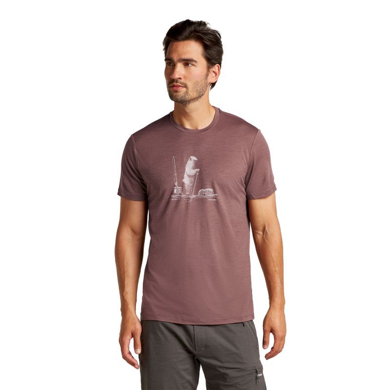 icebreaker Merino 150 Tech Lite SS Tee Polar Paddle - Maglia merino - Uomo | Hardloop