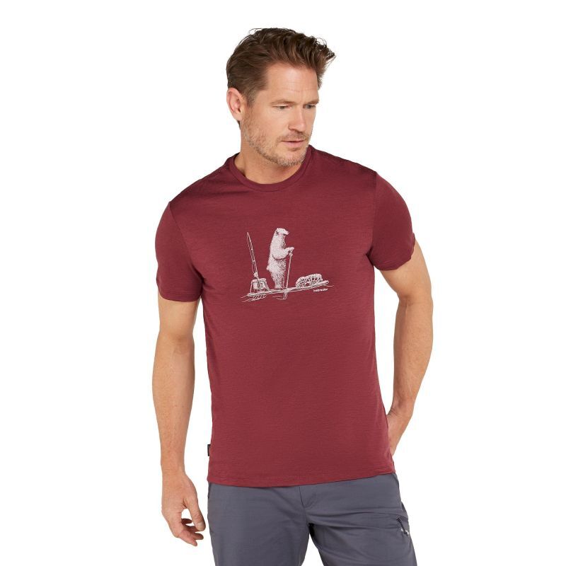 icebreaker Merino 150 Tech Lite SS Tee Polar Paddle - Camiseta de merino - Hombre | Hardloop