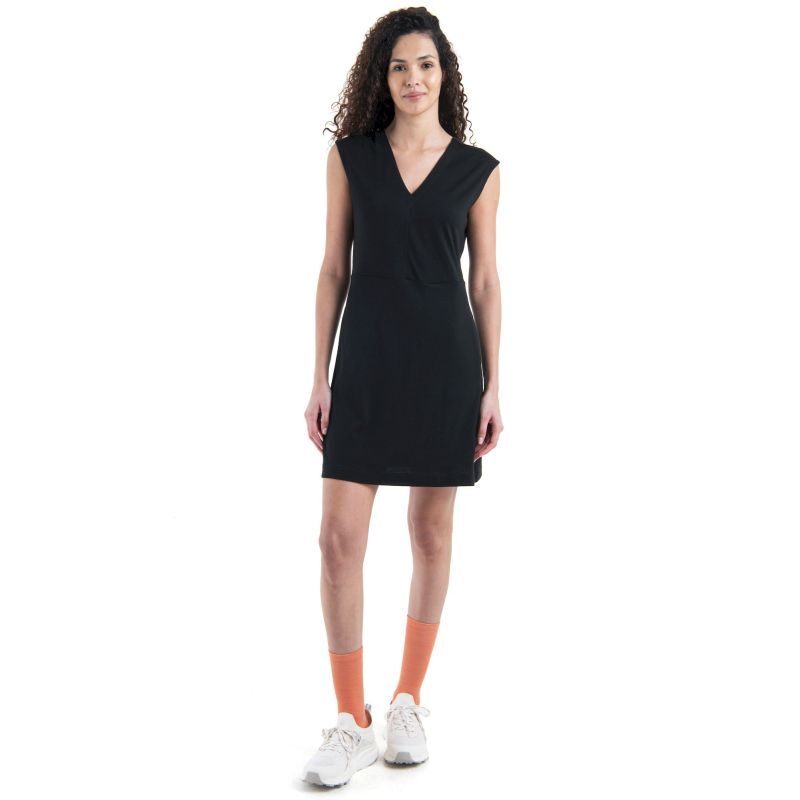 icebreaker Merino 200 Granary Sleeveless V Neck Dress - Merino Kleid - Damen | Hardloop