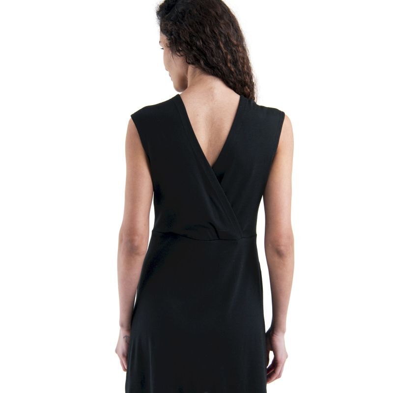icebreaker Merino 200 Granary Sleeveless V Neck Dress - Dámské šaty z merino vlny | Hardloop