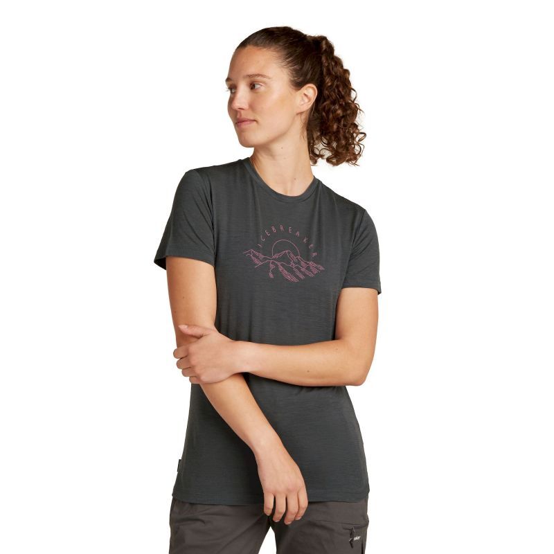 icebreaker Merino 150 Tech Lite SS Tee Sunrise Sumit - Merinoshirt - Damen | Hardloop