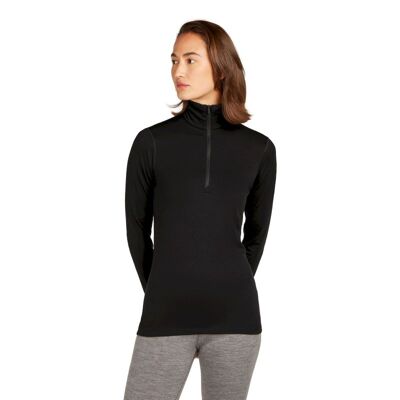 200 Oasis LS Half Zip - Dámské Merinoové Trička