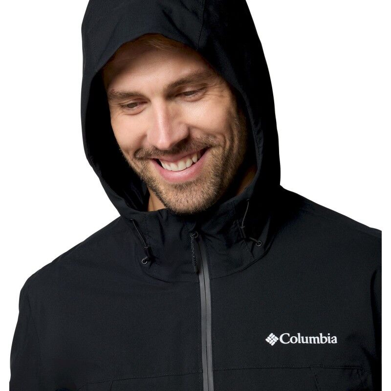 Columbia Boulder Falls Jacket - Sadetakki - Miehet | Hardloop