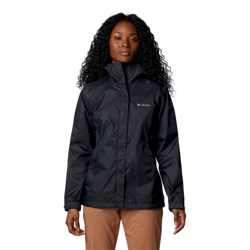 Columbia Arcadia II Giacca Impermeabile Donna - Leggera, Traspirante E Riponibile - Con Cappuccio, Nylon, Taglia XL