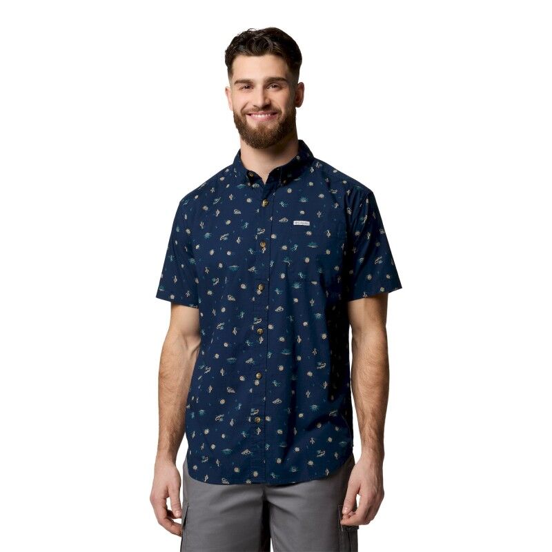 Rapid Rivers Printed Short Sleeve Shirt - Overhemd - Heren