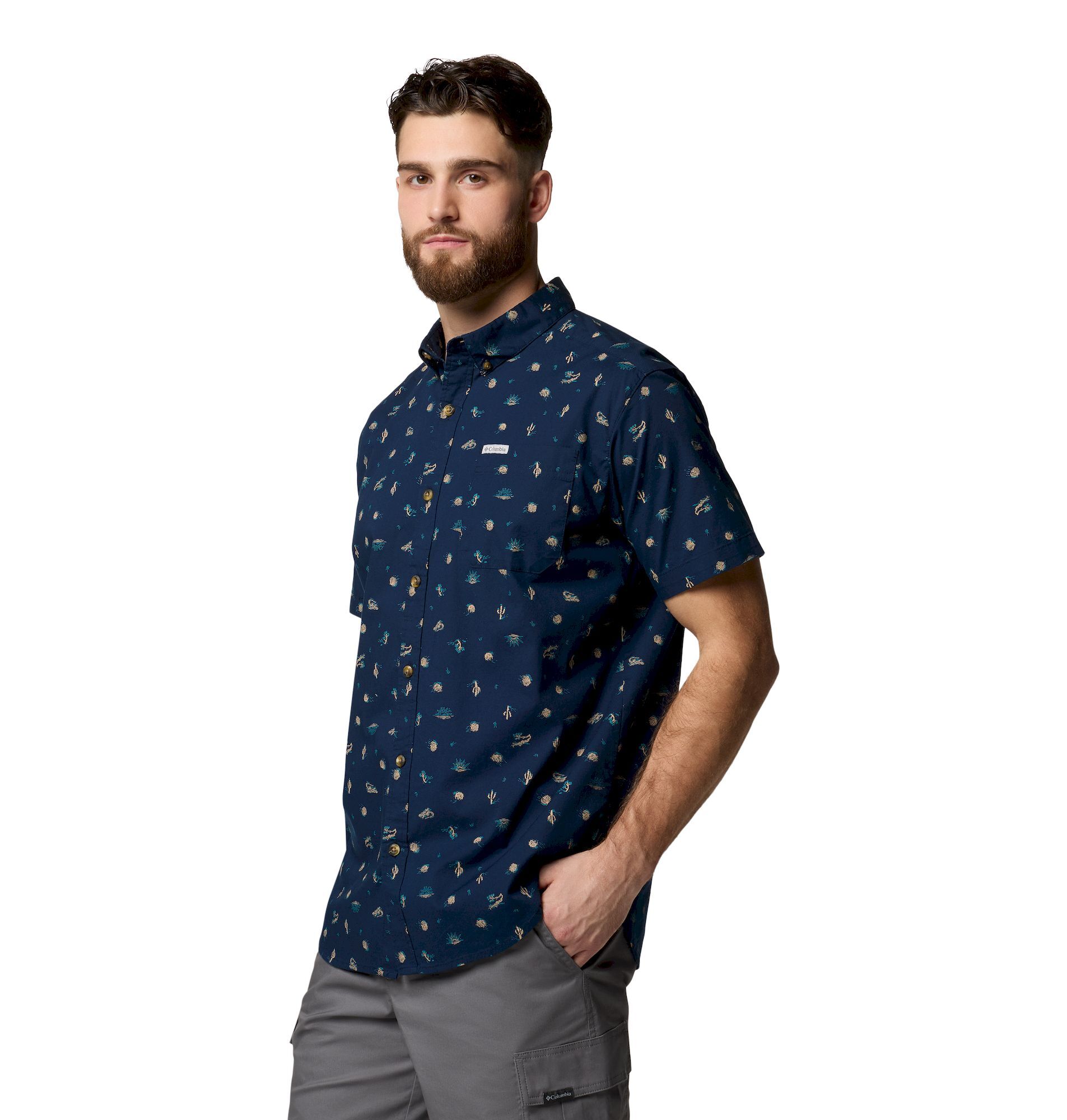 Columbia Rapid Rivers Printed Short Sleeve Shirt - Koszula meski | Hardloop