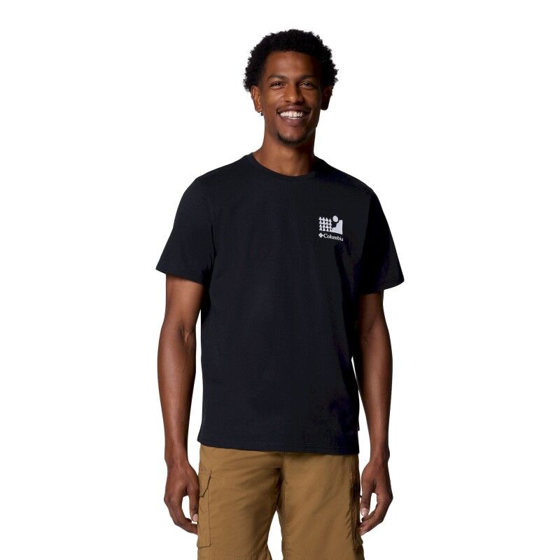 Columbia Explorers Canyon Back SS Tee - T-paita - Miehet | Hardloop