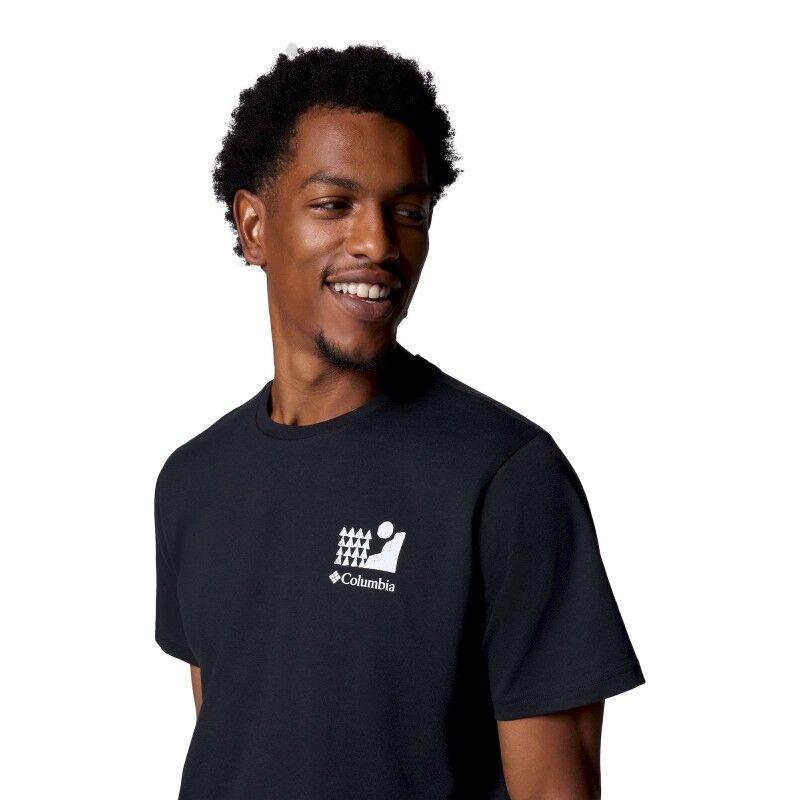 Columbia Explorers Canyon Back SS Tee - T-shirt - Uomo | Hardloop