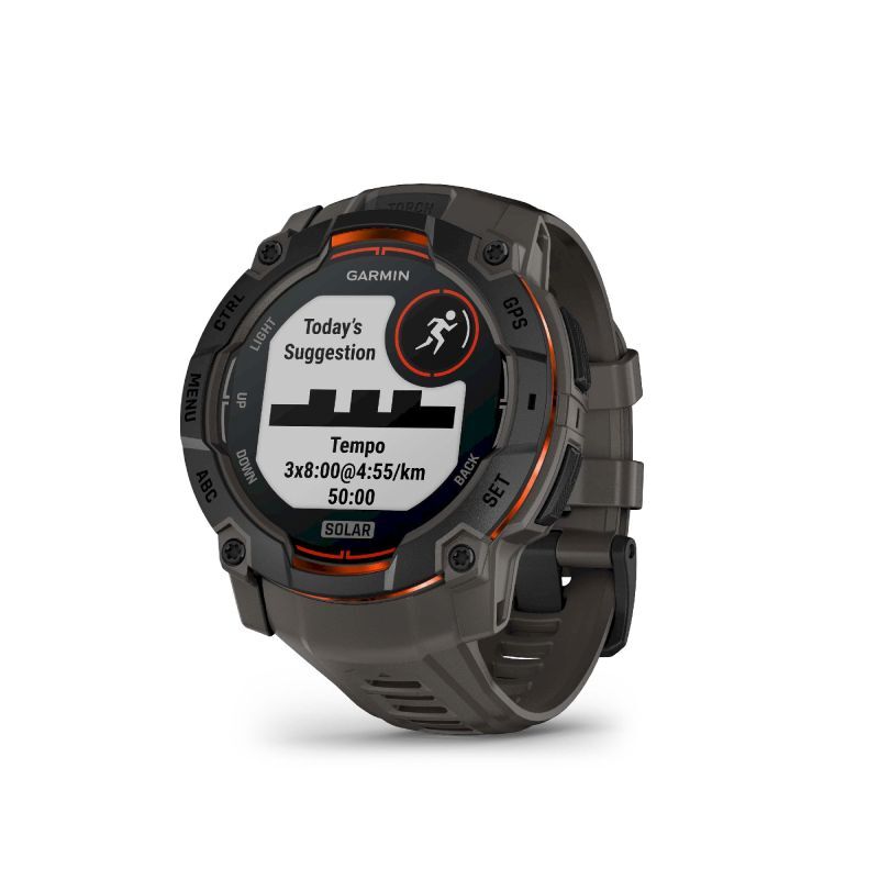 Montre GPS connectée - GARMIN - Instinct 2X Solar Blanche